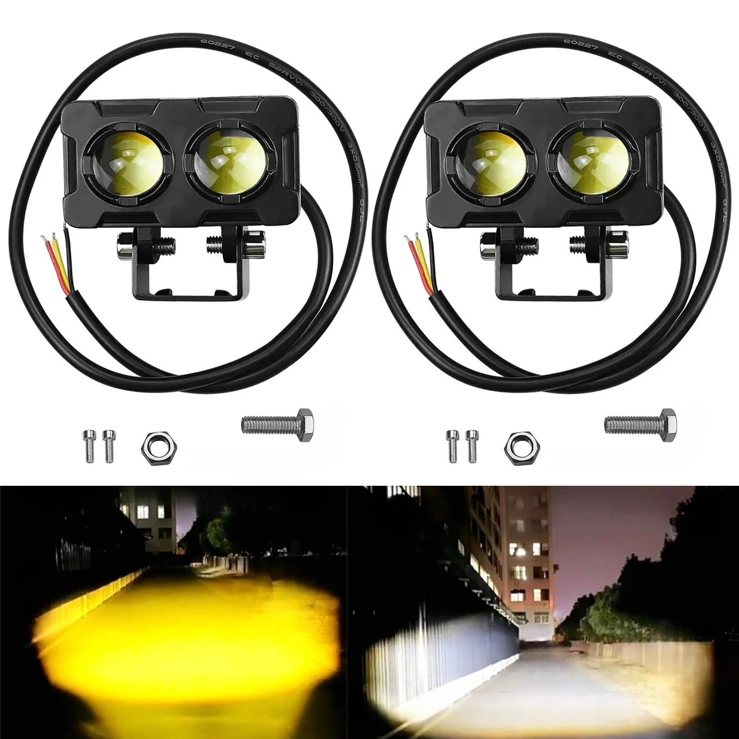 1/2 pièces moto LED antibrouil - Atv Parts avis et prix