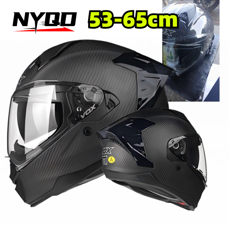 Casque de moto intégral en fib - Dual Visor Motorcycle Racing Helmet avis et prix