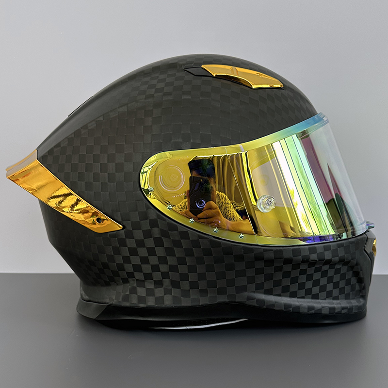 Casque intégral unisexe léger  - Carbon Fiber Lightweight Motorcycle Helmet avis et prix