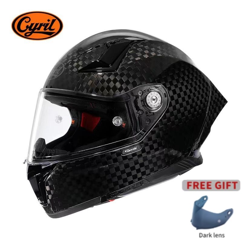Casques de moto unisexes léger - Carbon Fiber Lightweight Motorcycle Helmet avis et prix