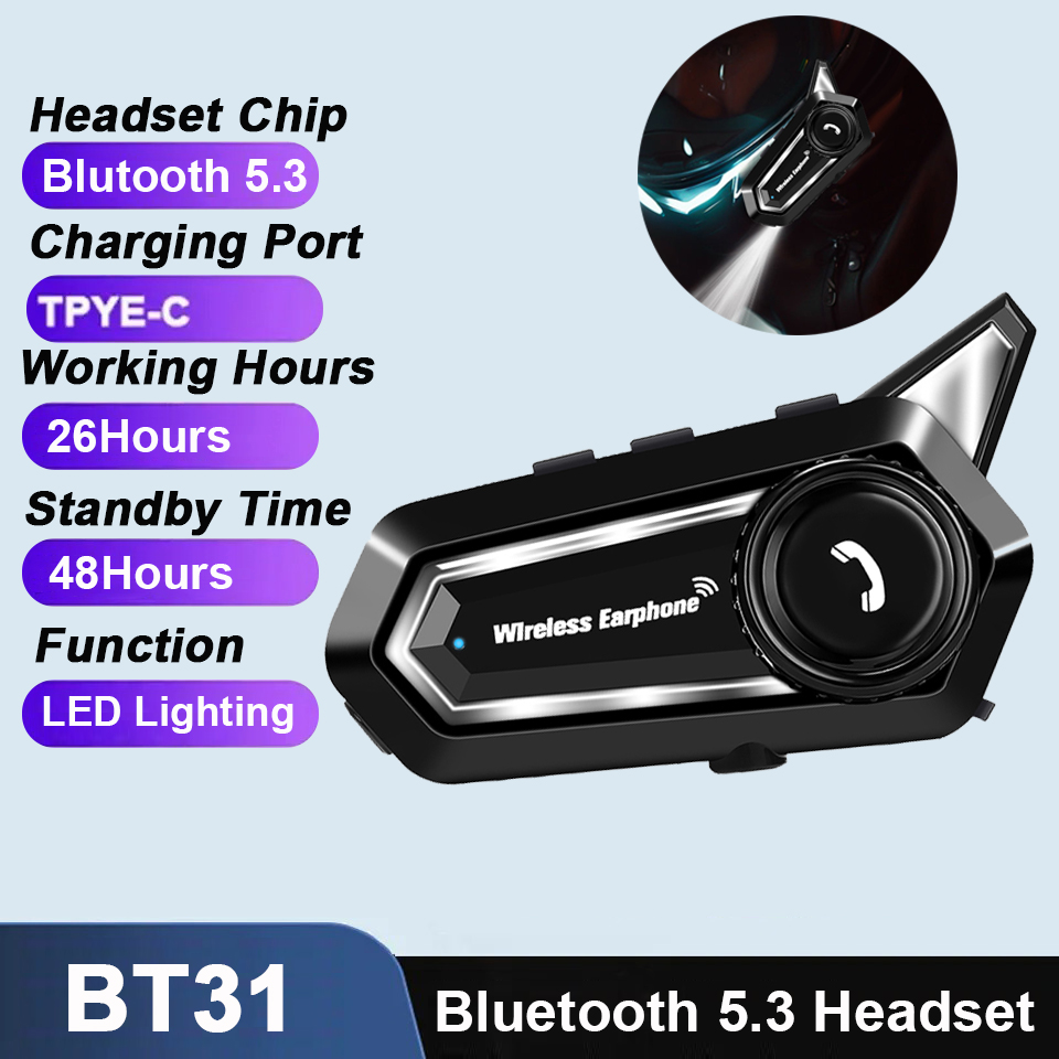 BT31 casque de moto casque Blu - Full Face Motorcycle Helmet With Bluetooth avis et prix