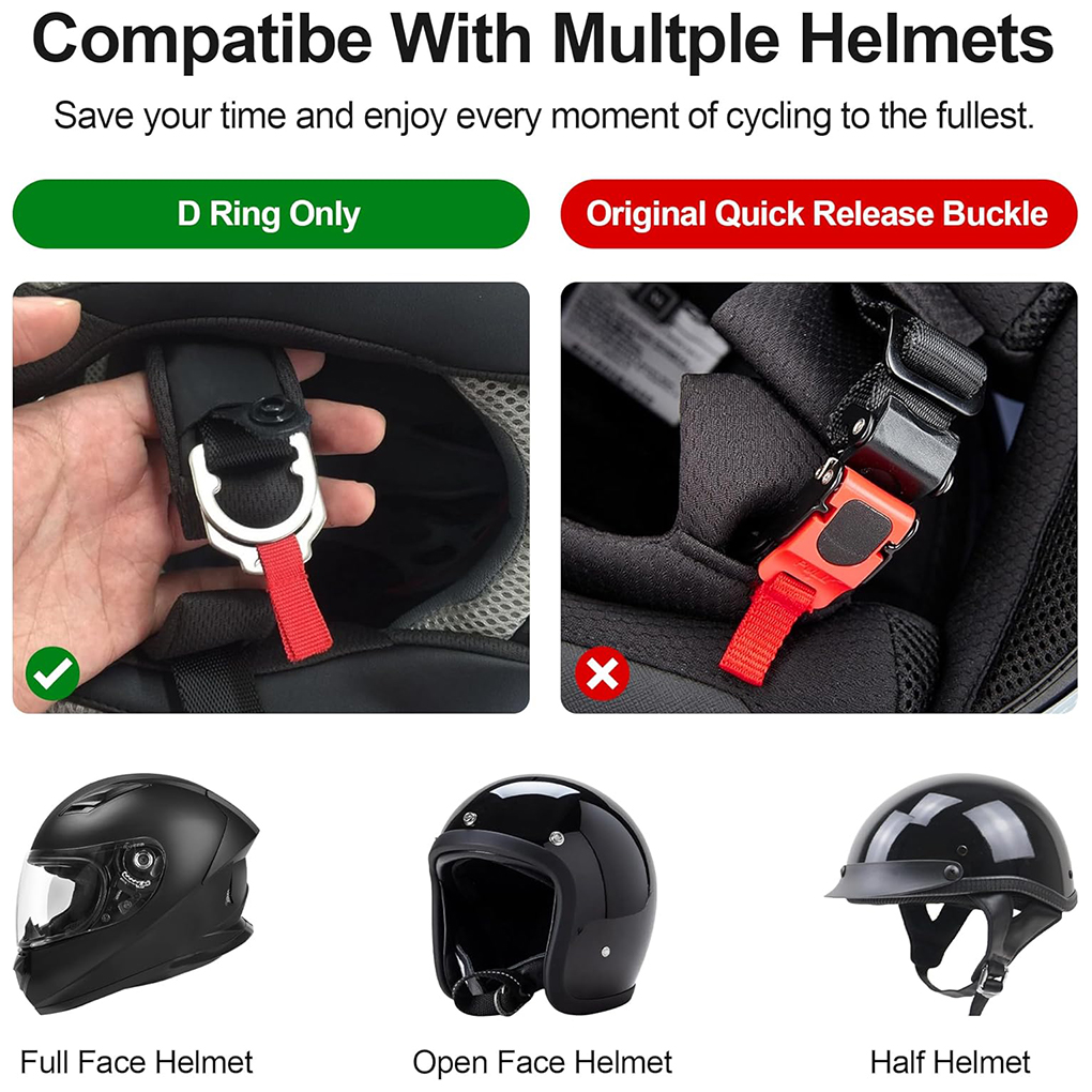 Kit de boucle à dégagement rap - Quick Release Buckle Motorcycle Helmet avis et prix