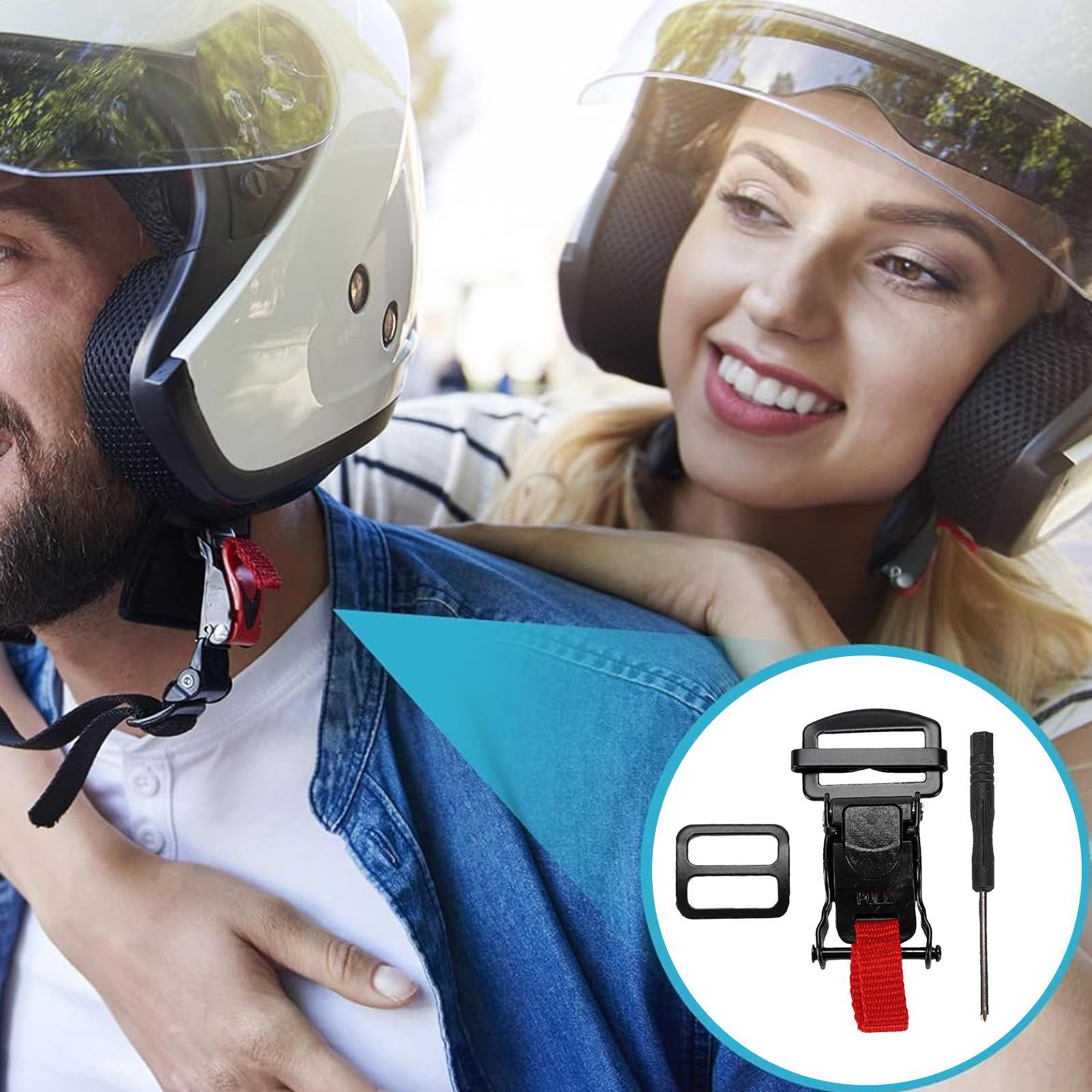 Sangle de casque de moto à bou - Quick Release Buckle Motorcycle Helmet avis et prix